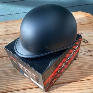 BFR polo style half helmet. Never worn, never dropped. This is a small.